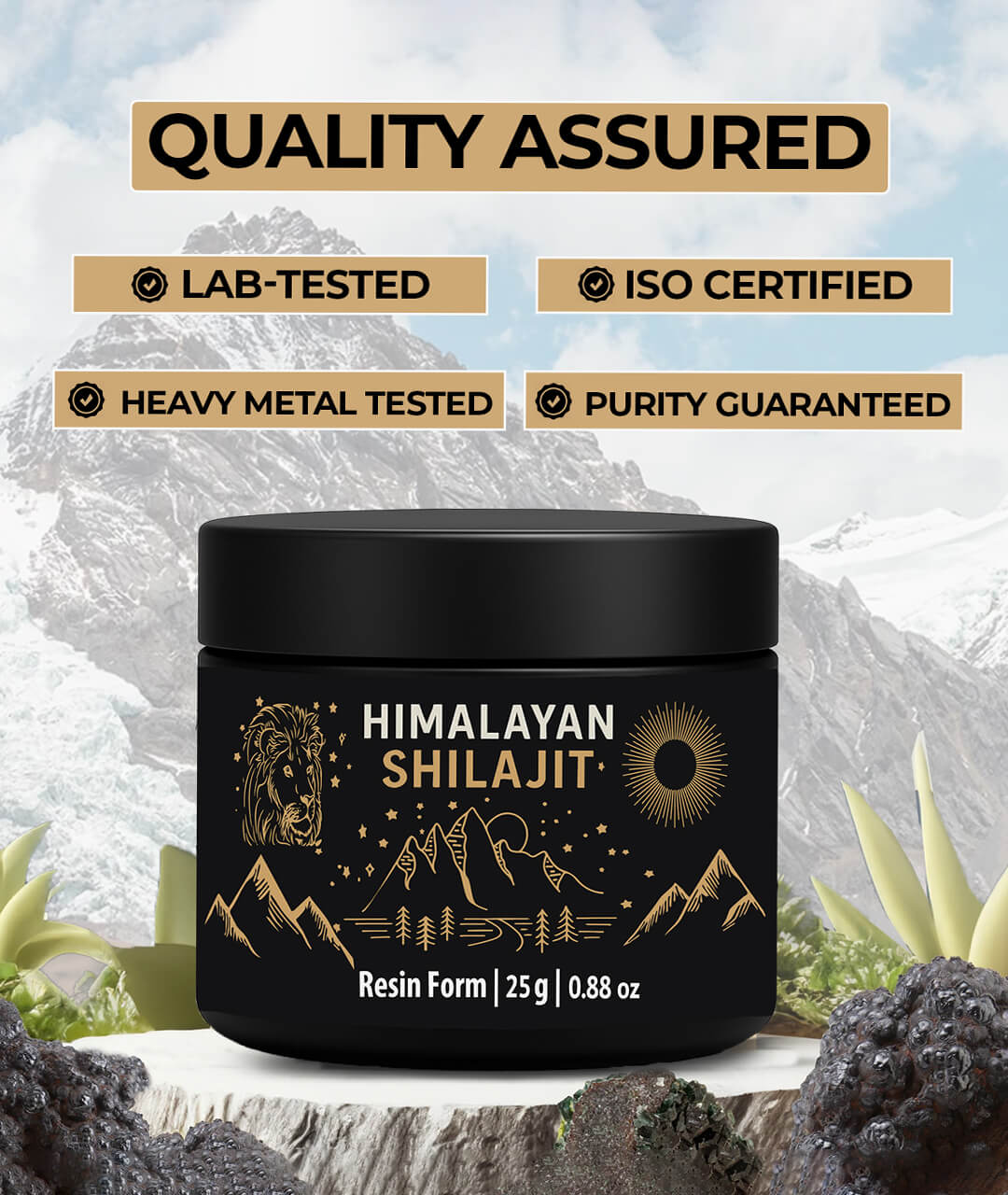 100% Pure Himalayan Shilajit Resin – Skardu Origin