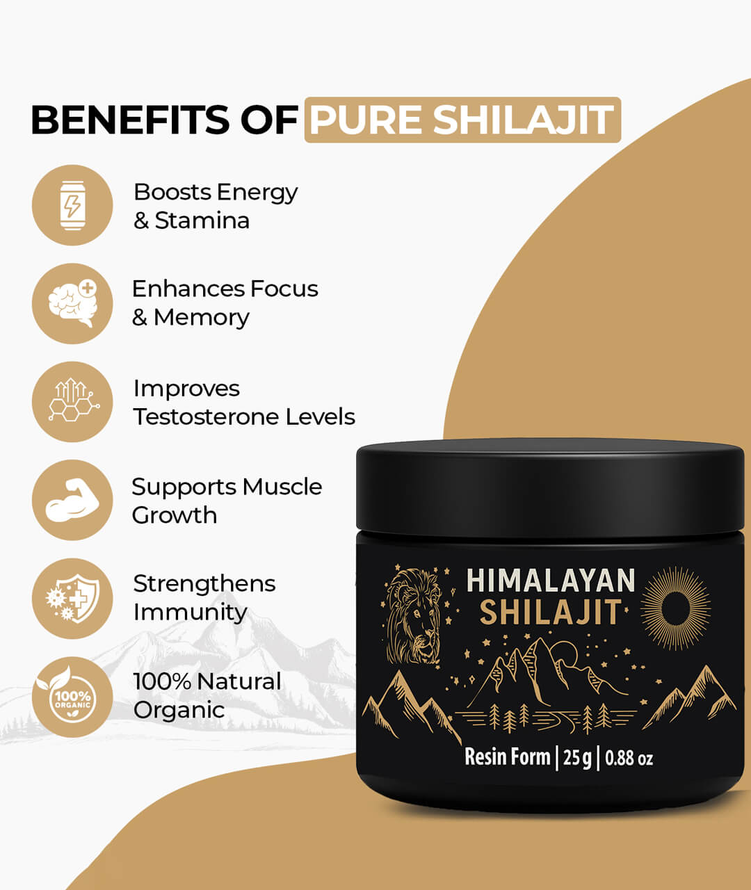 100% Pure Himalayan Shilajit Resin – Skardu Origin