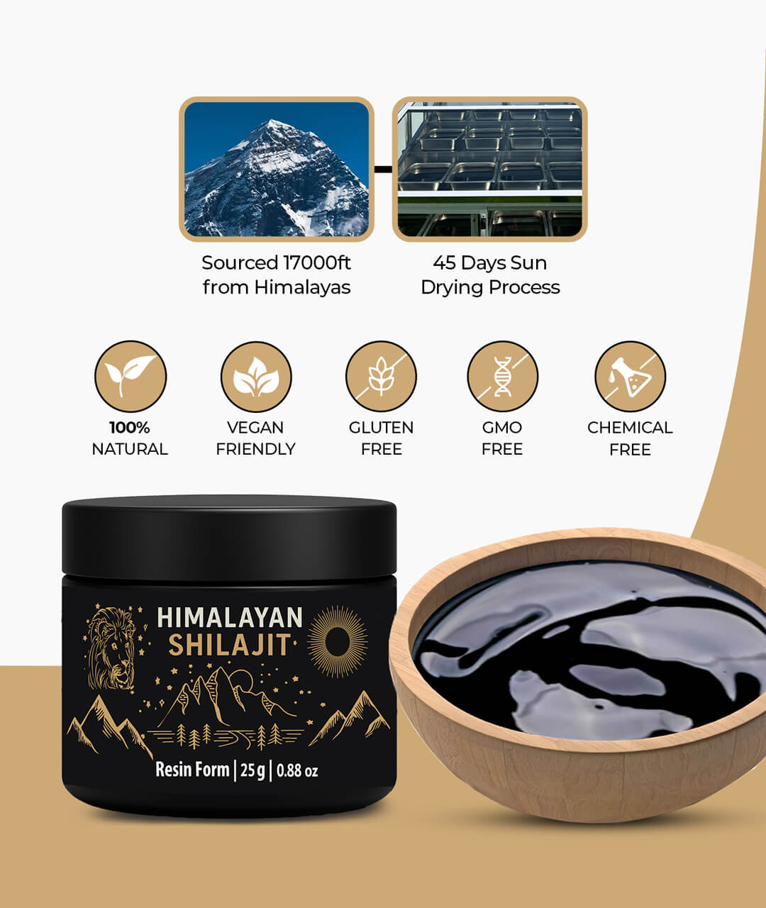 100% Pure Himalayan Shilajit Resin – Skardu Origin